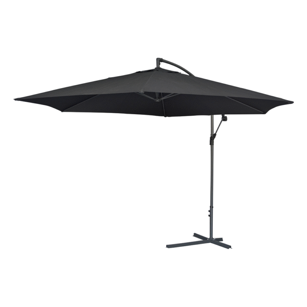 OMBRELONE LATERAL 3,50 PRETO (2) Ombrelone Elos Preto 2,40A X 3,50Ø